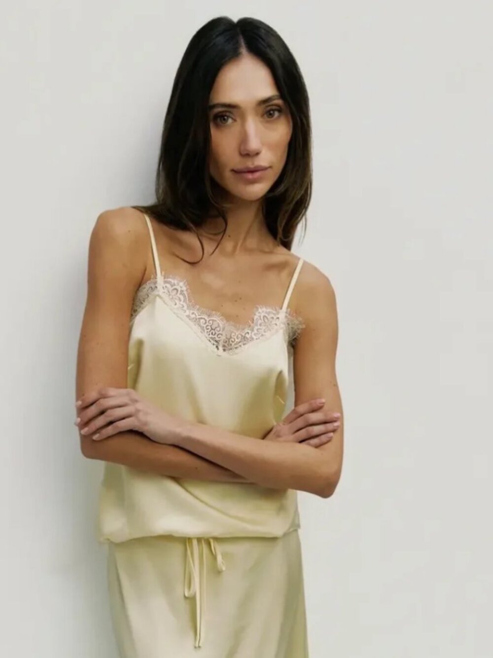 Irina Tank in Buttercream